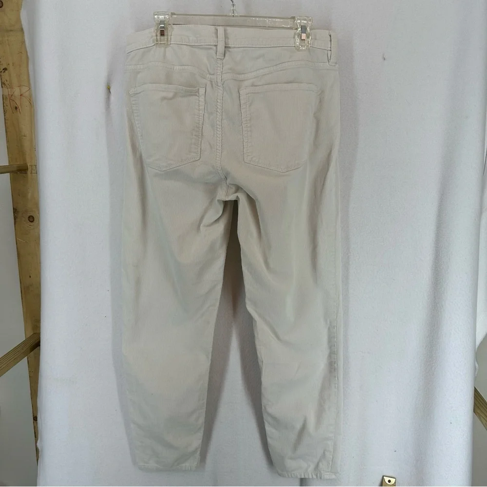 J.Crew Corduroy Straight Pants‎ Womens 31 White
